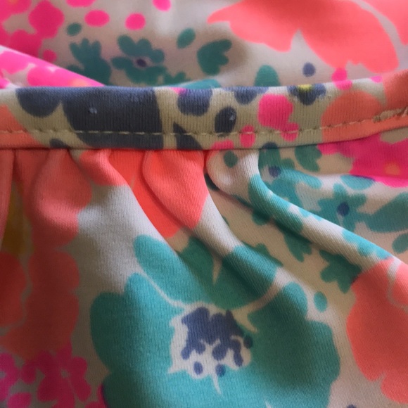 Carter’s Girl Colorful Floral Print Two-Piece Swimsuit.  Size 18 months. - Picture 4 of 5